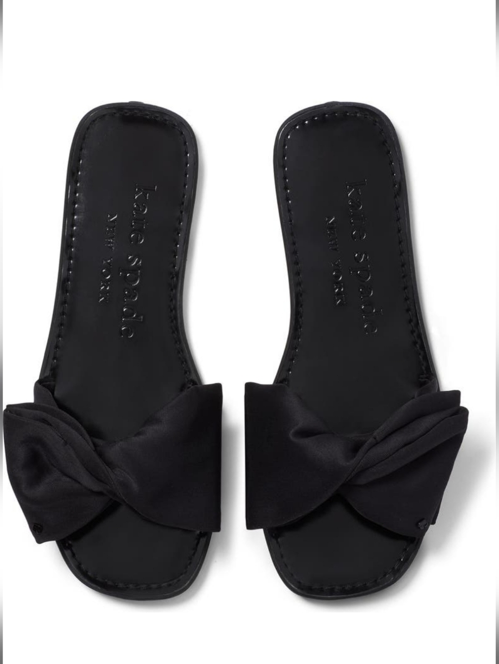 NEW KATE SPADE | $288 Bikini Bow Slip-On Sandals - Picture 2 of 5